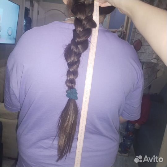 Продам волосы за 30тыщ густые длина 53 с косой 50