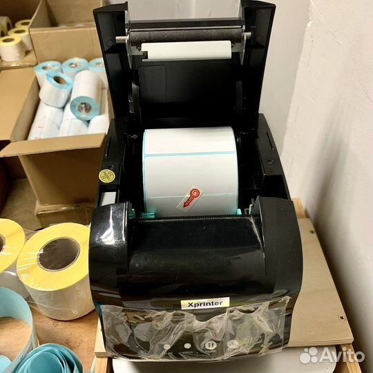 Термоэтикетки 75х120