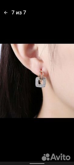 Серьги, несколько, позолоченные