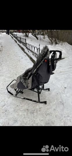 Детские санки коляска бу