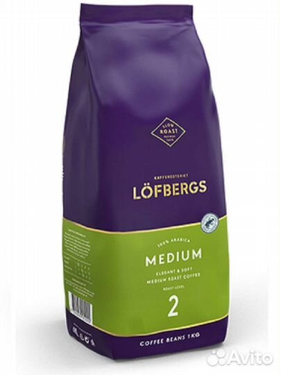 Шведский зерновой и молотый кофе Lofbergs