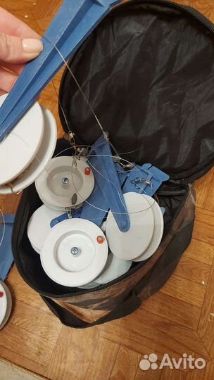 Набор жерлиц кружков 10 шт в сумке