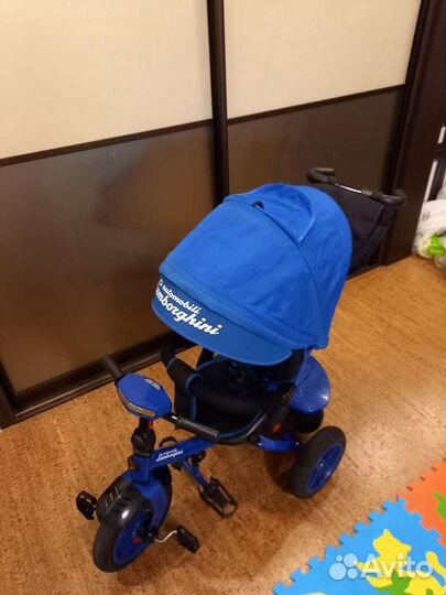 Детский трехколесный велосипед Ламборджини