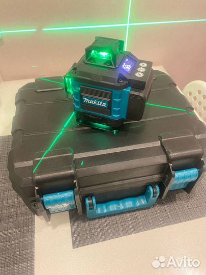 Лазерный уровень makita 4D нивелир 16 линий