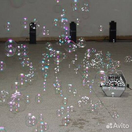 Аренда генератора мыльных пузырей