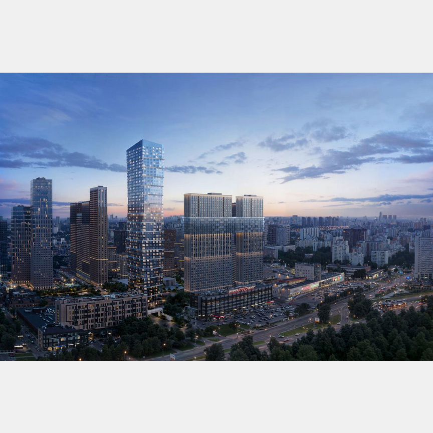 Квартира-студия, 33,1 м², 4/51 эт.