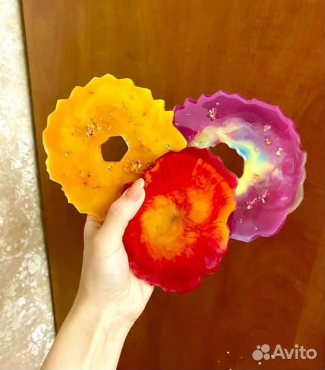 Подставки из эпоксидной смолы