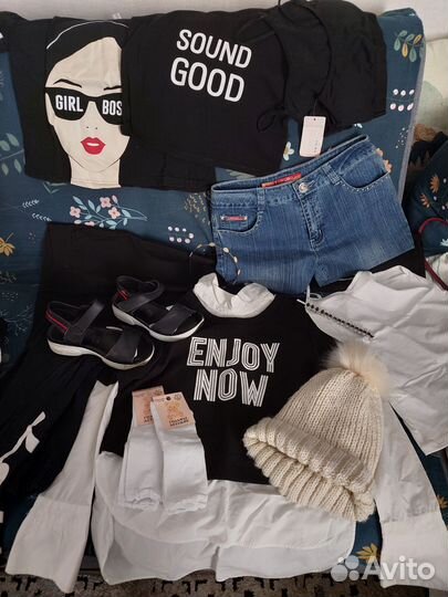 Вещи пакетом на девочку 9-11 лет