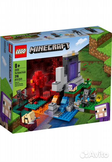 Lego Minecraft 21172 Разрушенный портал