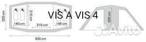 Палатка кемпинговая 4 местная прокат аренда