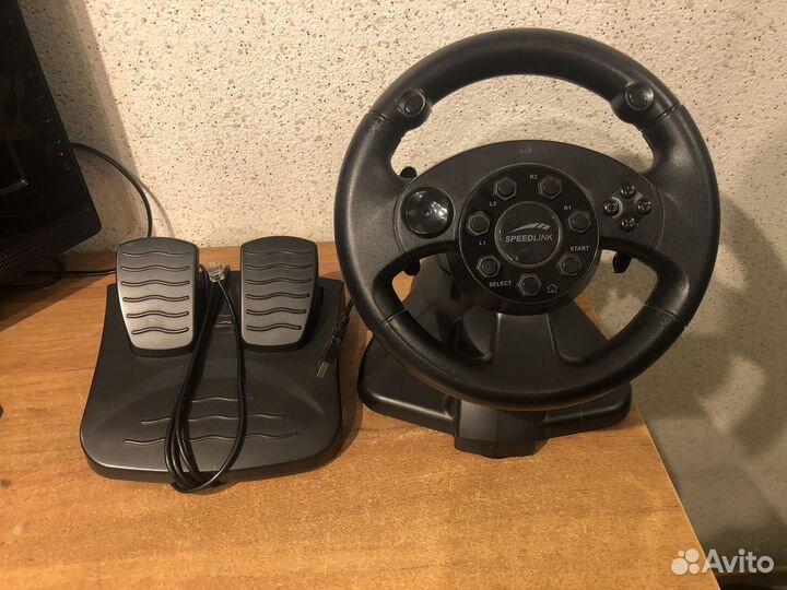 Руль и педали Speedlink
