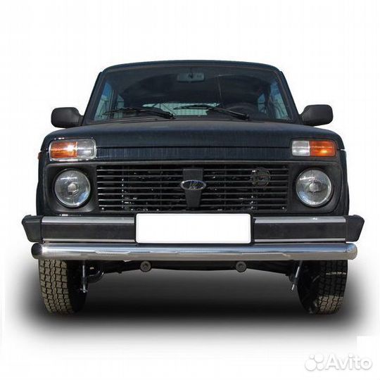 Защита переднего бампера Ваз 21213 (niva) 3 дв