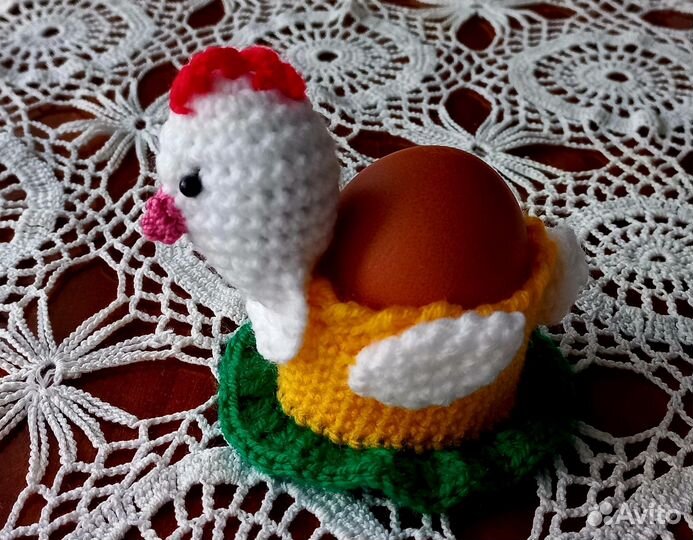 Пасхальный декор- курочка с яичком