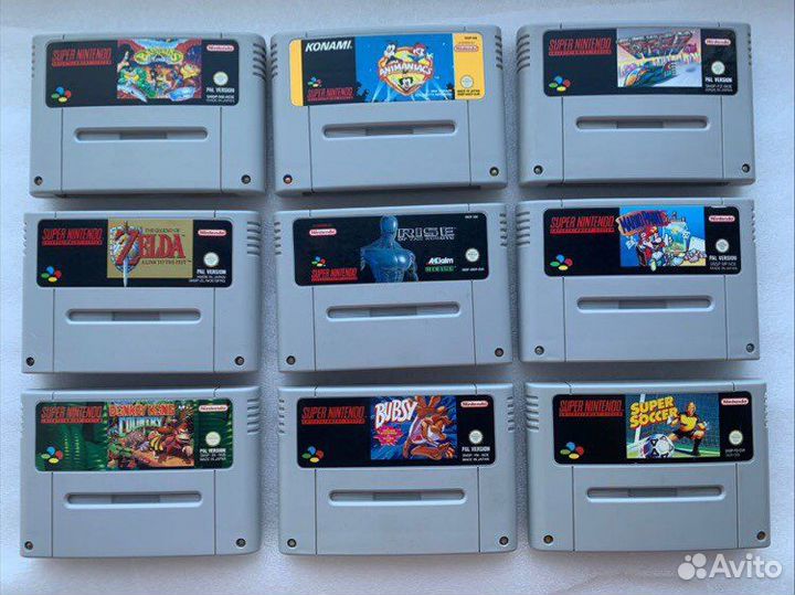 Игры для Super Nintendo snes pal