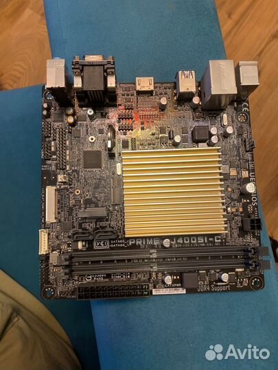 Материнская плата asus prime j4005i-c