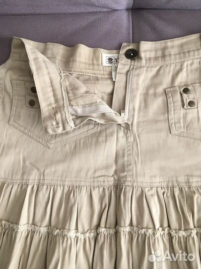 Юбка бежевая