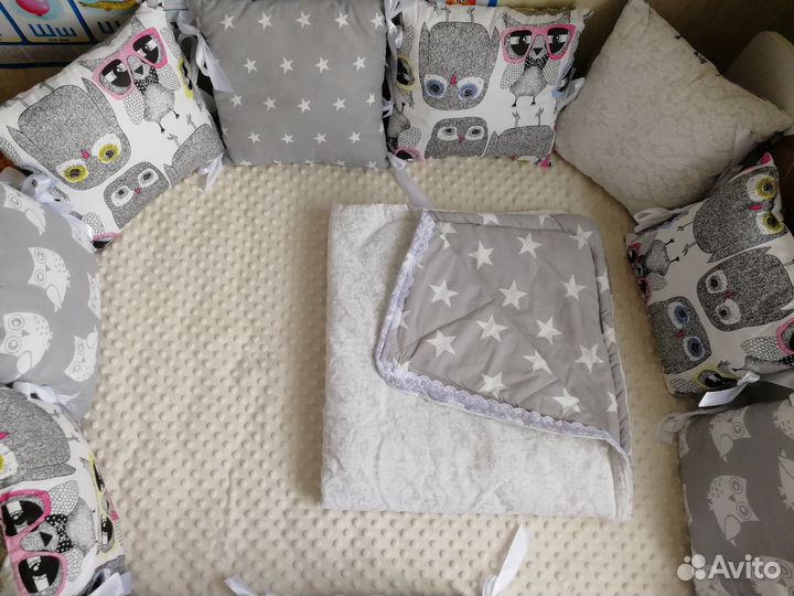 Бортики в кроватку