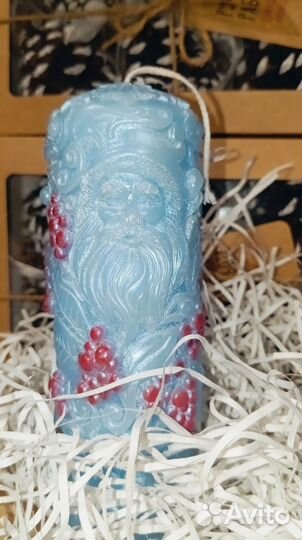 Свечи ручной работы новогодние