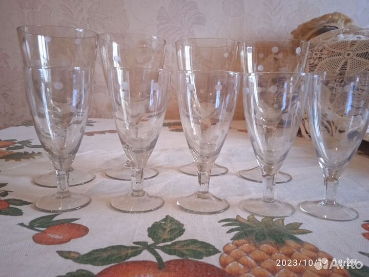 Бокалы СССР стекло 15 и 11 см