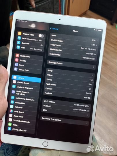 Apple iPad pro 10.5