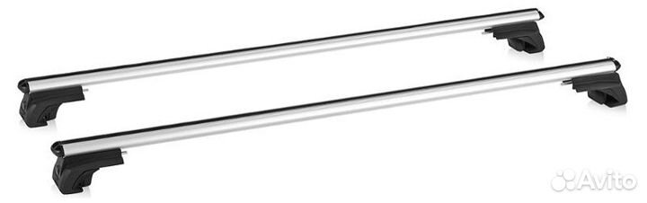 Багажная система LUX аэро с замками на рейлинги