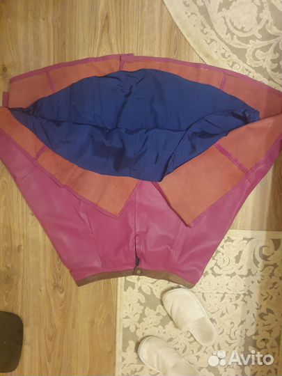 Кожаная юбка