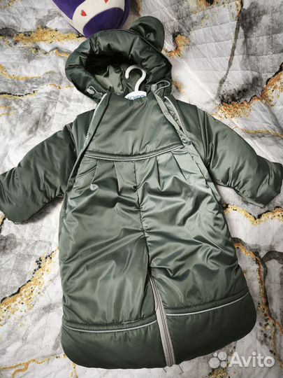 Зимний конверт трансформер на овчине