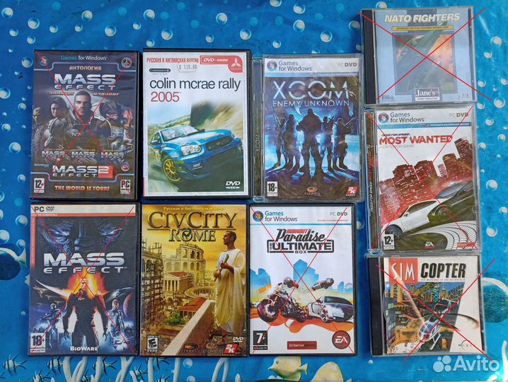 Компьютерные игры конца 90х-начала 2000х на CD