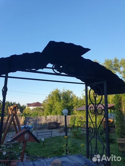 Мангал с крышей