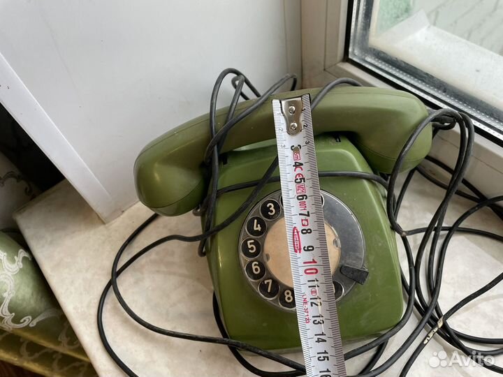 Телефон карболитовый стационарный 1993 год