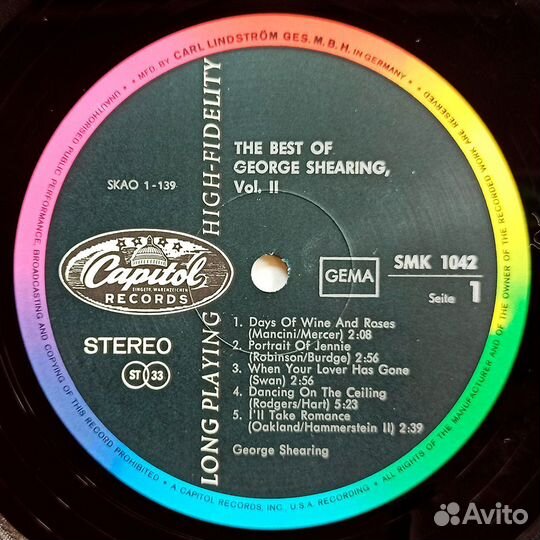 George Shearing. The Best Of George Shearing Vol.2