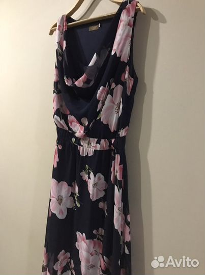 Платье шифоновое на выпускной 48 размер