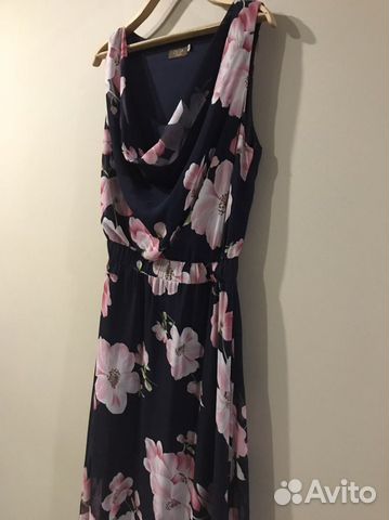 Платье шифоновое на выпускной 48 размер