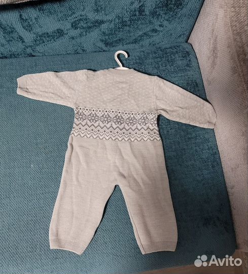 Вязанный комбинезон 80