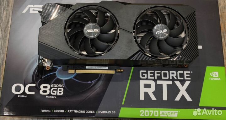 Видеокарта Asus RTX 2070 Super dual