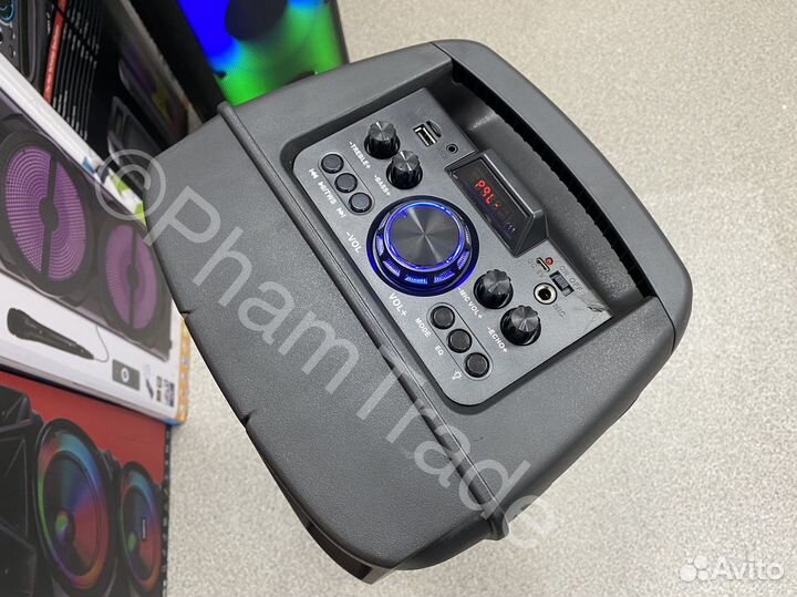 Блютуз колонка 74см с микрфоном