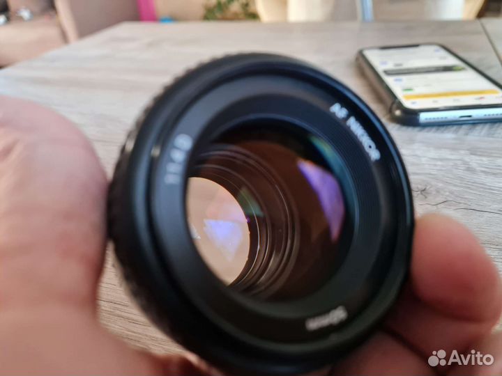 Объектив nikon 50mm 1.4 d