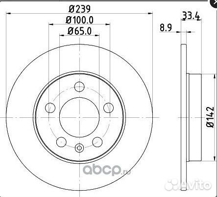 Тормозные диски задние