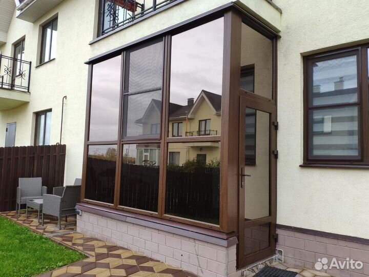 Окна двери пвх ламинированные