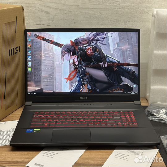Новый MSI 17.3 144Гц I5-11400H/16GB/GTX 1650/SSD