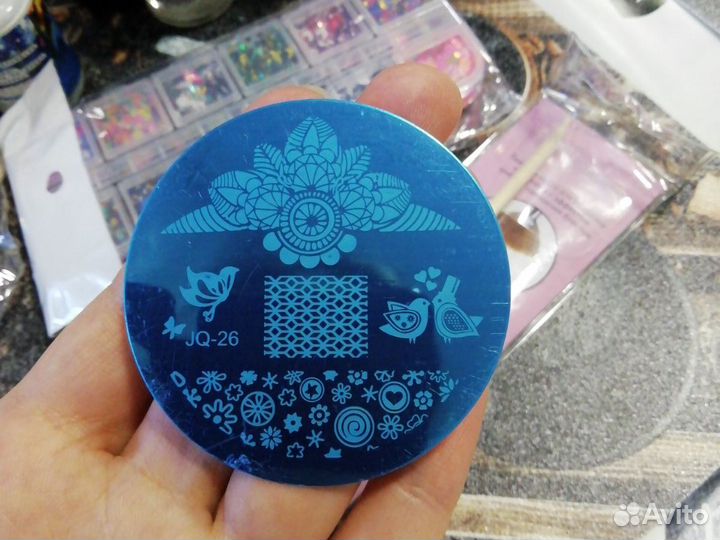 Пластина для стемпинга, новая, в плёнке