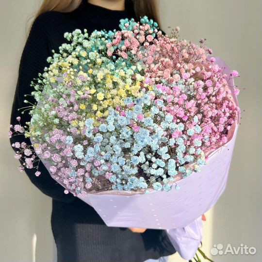 Букет из Гипсофилы. Цветы. Доставка