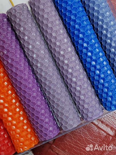 Свечи из вощины цветные