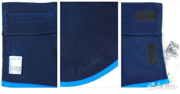 Шарф-манишка флисовая на 3-6 лет б/у, в отличном