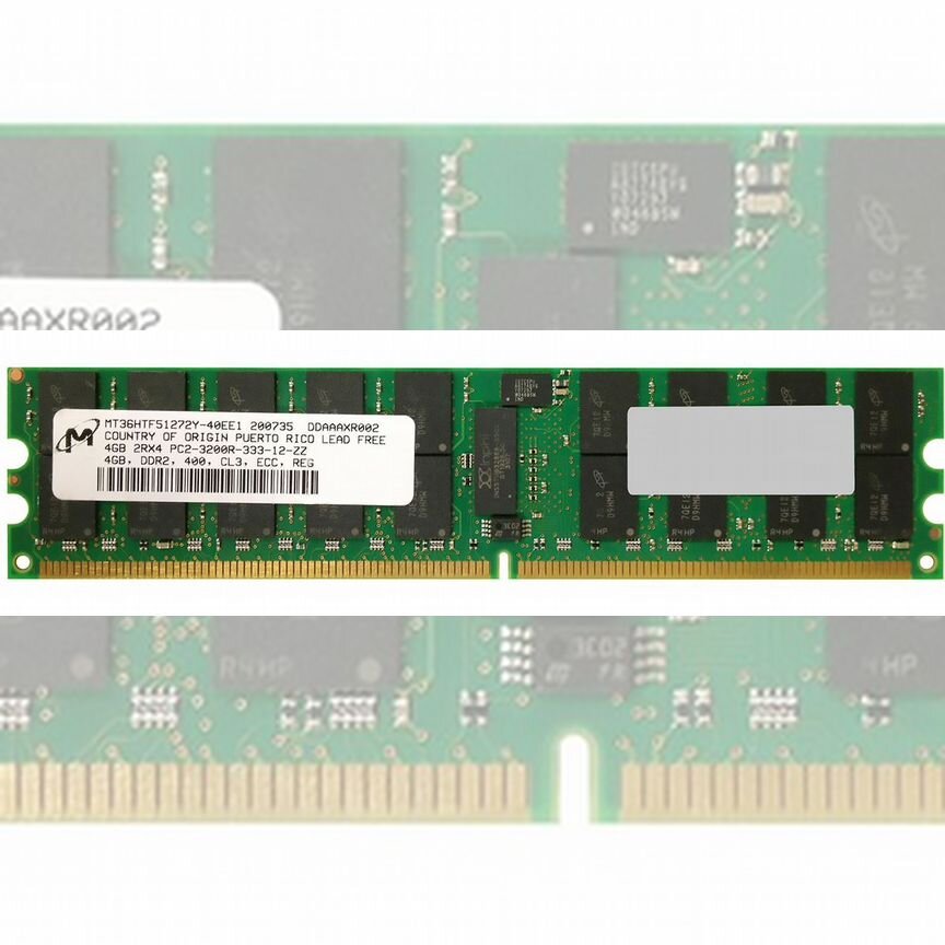 [MT36HTF51272Y-40EE1] Оперативная Память Micron 4gb Mt36htf51272y-40ee1