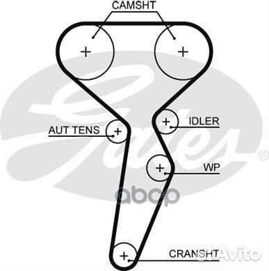 Ремень зубчатый 5671XS 132 x 27.4 (8597-15671)