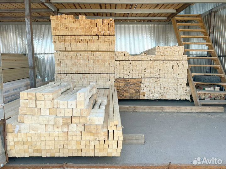 Доска обрезная 25х100х6000мм