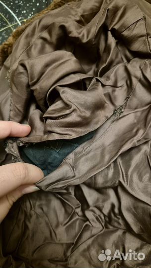 Шуба из натурального меха с дефектами