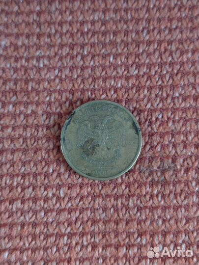 Монета заводской брак 2010 год ммд