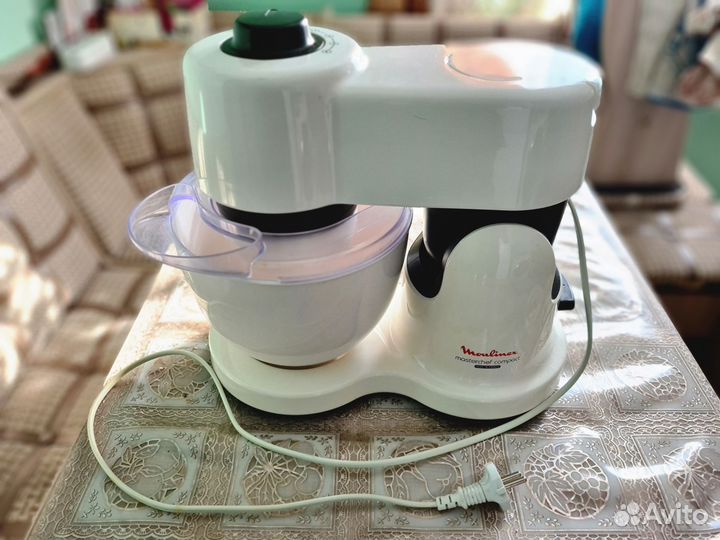 Кухонный комбайн Moulinex QA217132, 700 Вт, белый